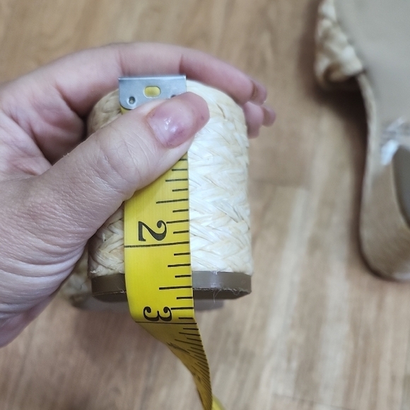 STEVE MADDEN Corak braided natural rafia upper block heel slide sandals - Picture 9 of 9